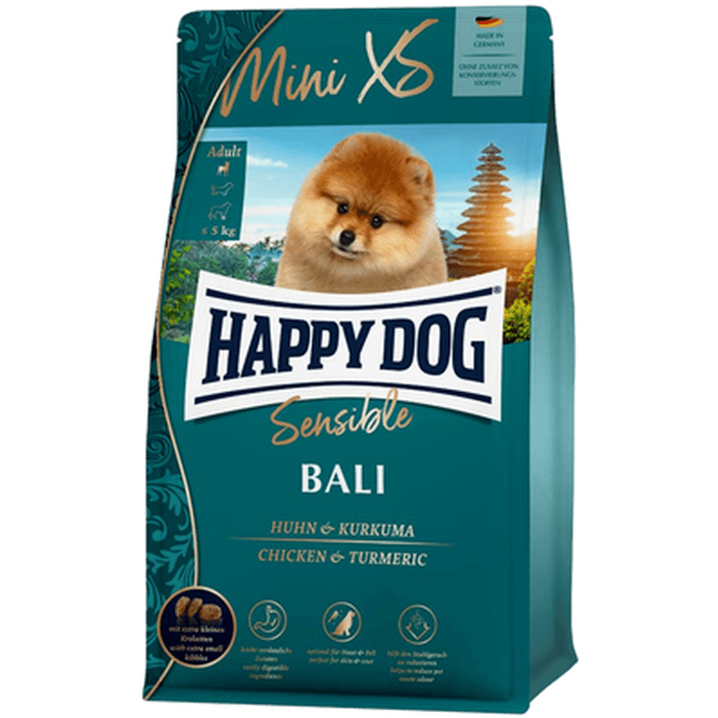 Happy Dog Mini XS Bali Kylling & Gurkemeie 